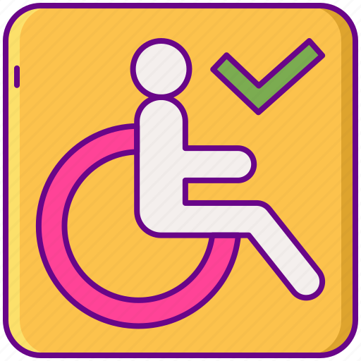 Accessibility, disabled, handicap, wheelchair icon - Download on Iconfinder