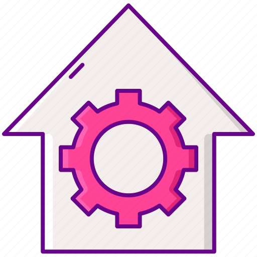 Configuration, gear, home, workshop icon - Download on Iconfinder