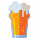 beer, glass, drink