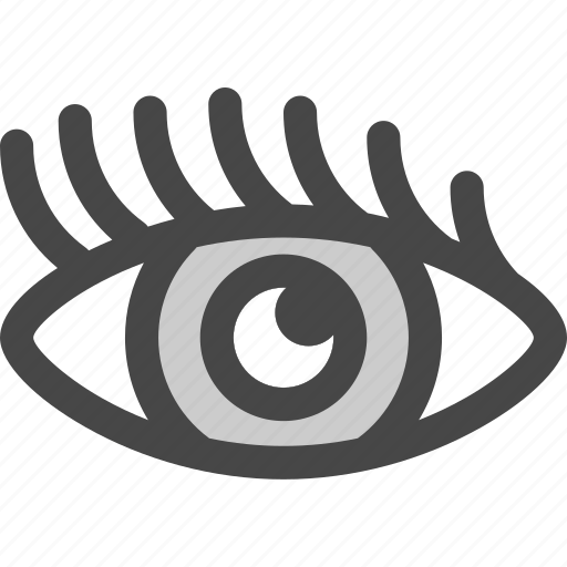 Eye, female, lashes, pupil, vision, woman icon - Download on Iconfinder