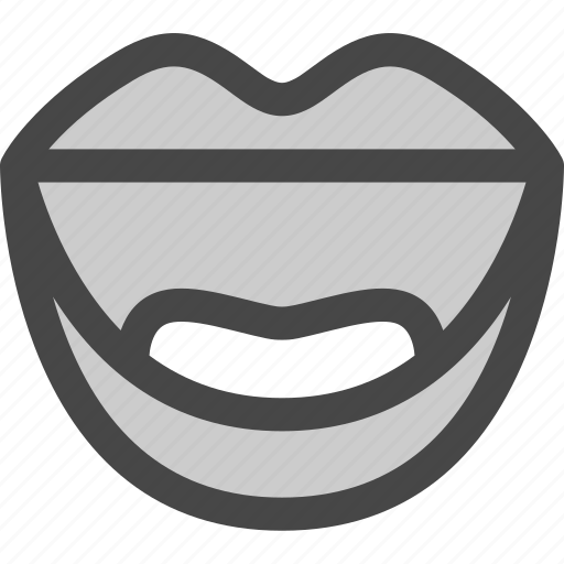 Emotion, expression, face, lips, mouth, smile icon - Download on Iconfinder