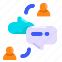 chat, message, communication, chatting, conversation, bubble, network