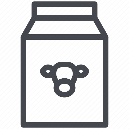 Milk, carton, cow, drink icon - Download on Iconfinder