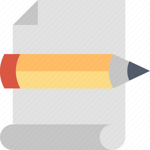 Pencil, document, page, paper, sheet, write icon - Download on Iconfinder