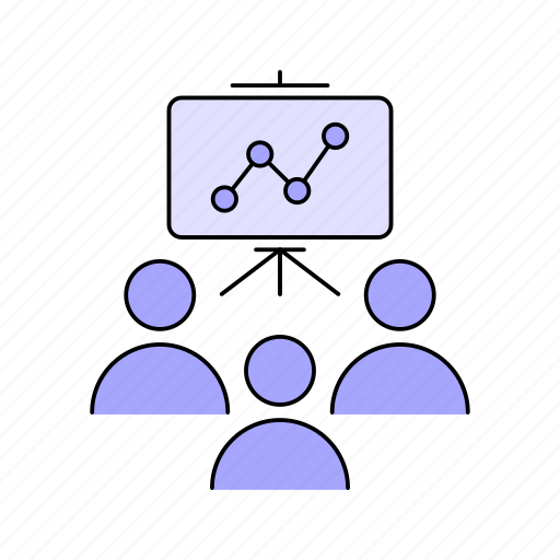 Meeting, teamwork, presentation icon - Download on Iconfinder