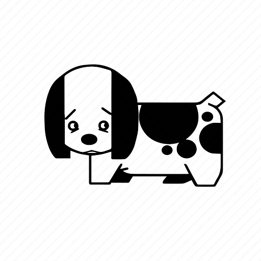 Cute, dog, friend, kennel, pet, pup, puppy icon - Download on Iconfinder
