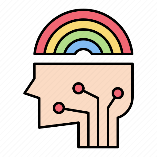 Creative, idea, imagination, rainbow icon - Download on Iconfinder