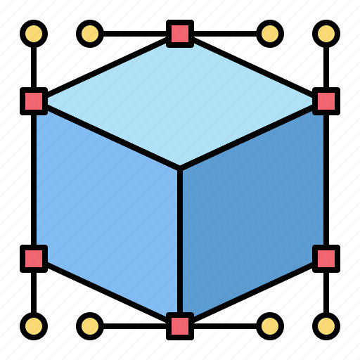 3d cube, cube, graphic design, model icon - Download on Iconfinder