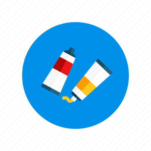 Of, paint, tubes, art, color, creative icon - Download on Iconfinder