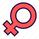 female, feminine, gender, ladies, medical symbol, venus symbol, women