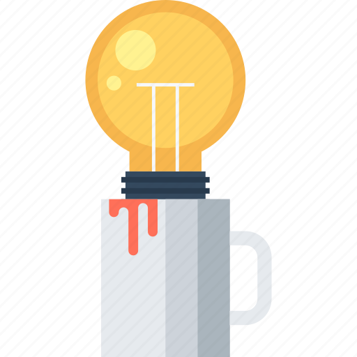 Bulb, cup, energy, idea, imagination, inspiration, light icon - Download on Iconfinder