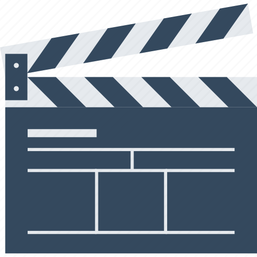 Action, cinema, cinematography, clapboard, clapper, movie, video icon - Download on Iconfinder