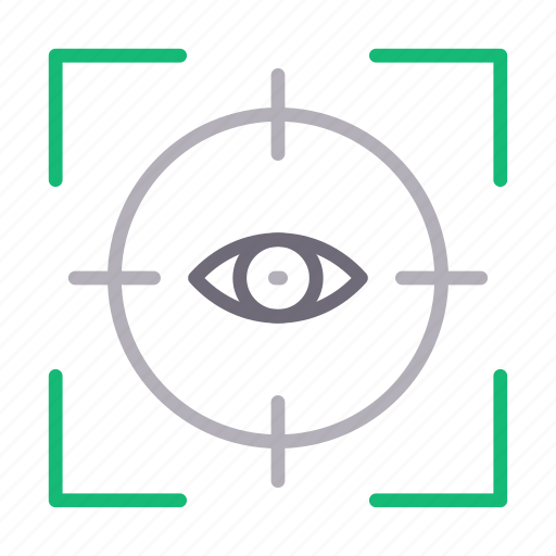 Eye, focus, goal, target, view icon - Download on Iconfinder