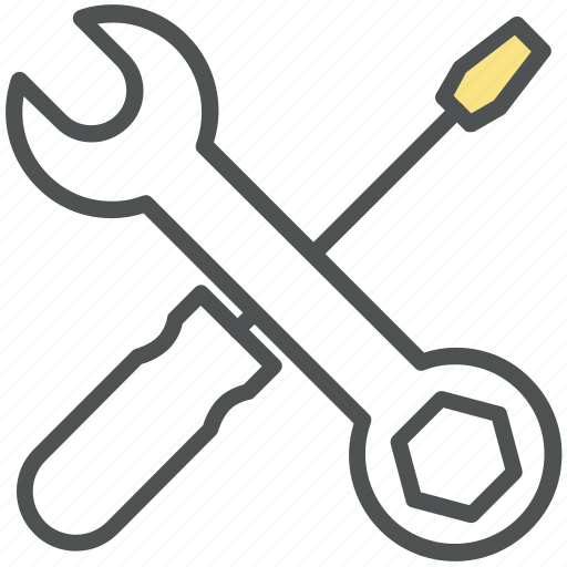 Optimization, options, screwdriver, setting, settings, spanner, work tools icon - Download on Iconfinder