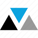 abstract, design, graphic, triangle