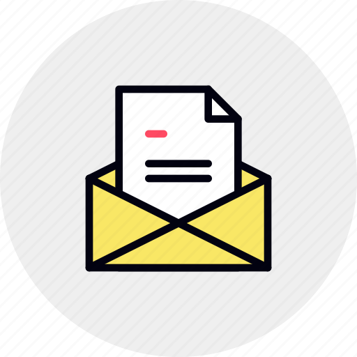 Contact, envelope, letter, mail, open icon - Download on Iconfinder