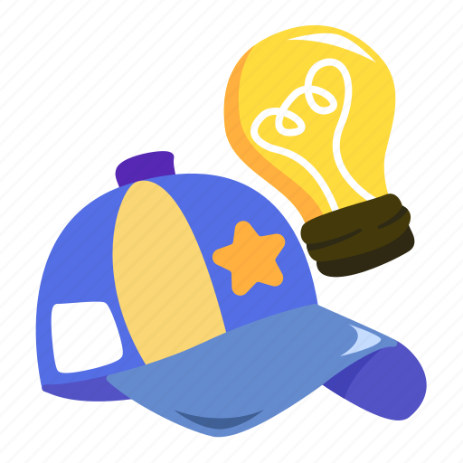 Hat, creative, innovation, bulb, smart icon - Download on Iconfinder