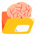 brain, folder, creative, archive, storage, database