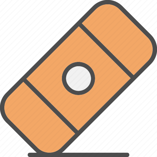 Eraser, office, supplies, rubber, school, stationery icon - Download on Iconfinder