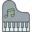 instrument, keyboard, music, piano, song 