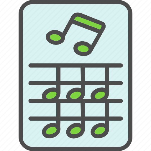 Music, score, note, song, sound icon - Download on Iconfinder