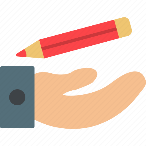 Hand, keep, pen, writing, draw, pencil, tool icon - Download on Iconfinder