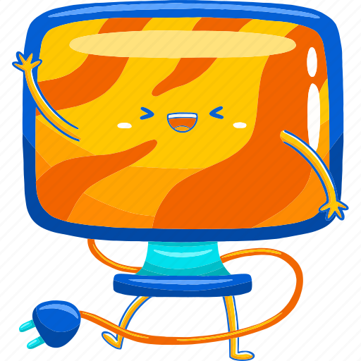 Computer, mascot, paint, art, creative, drawing, creativity icon - Download on Iconfinder