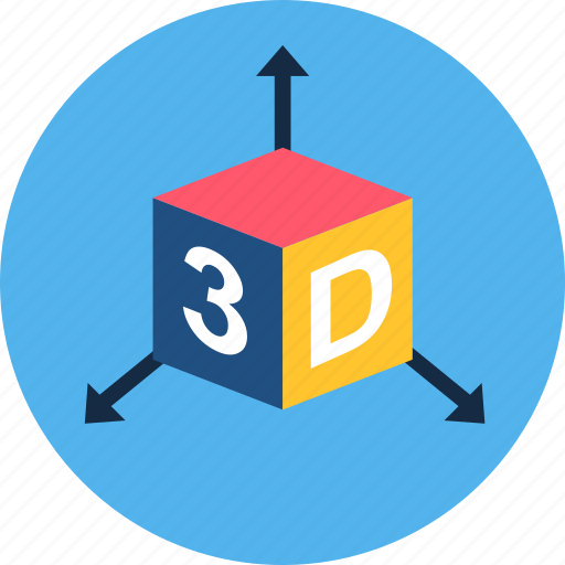 Three d, display, screen icon - Download on Iconfinder