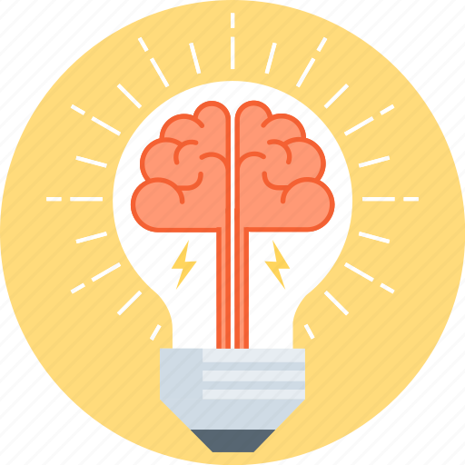 Brain, creativity, idia, lamp, light icon - Download on Iconfinder
