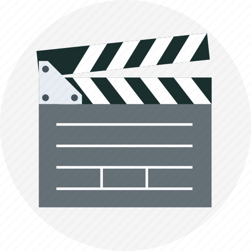 Board, clapper, start, stop, video, watch icon - Download on Iconfinder