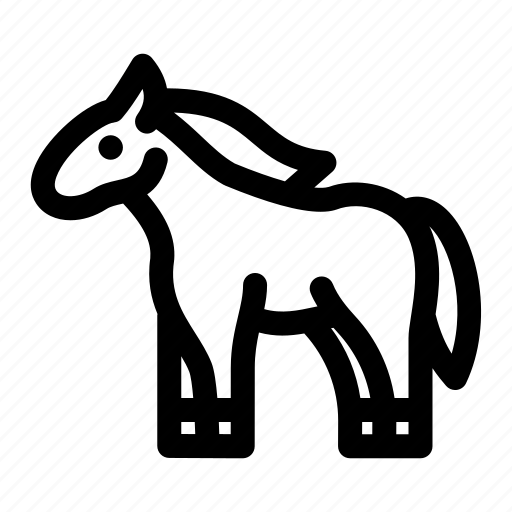 Animal, creatures, horse, pet, ranch icon - Download on Iconfinder
