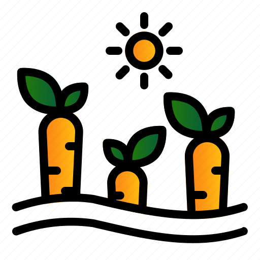 Carrot, farming, growing, plant icon - Download on Iconfinder