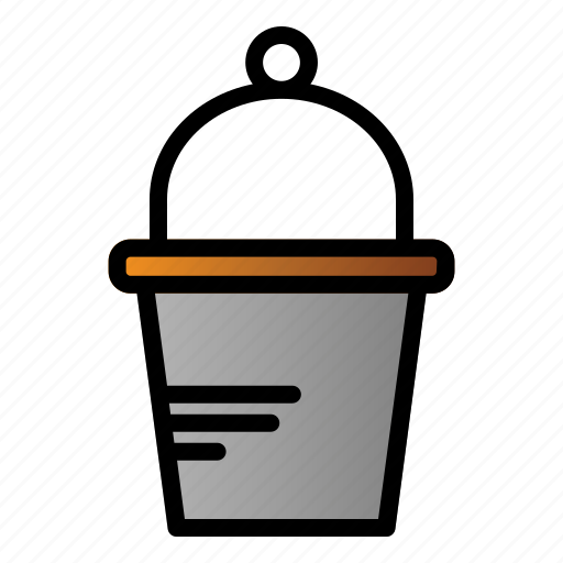 Bucket, garden, tool, water icon - Download on Iconfinder