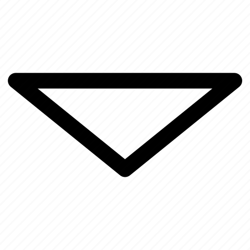 Arrow, arrows, direction, down, sort, triangular icon - Download on Iconfinder