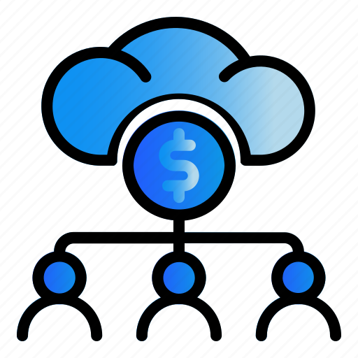 Cloud, money, organization, people icon - Download on Iconfinder