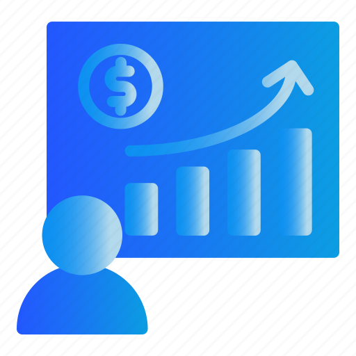 Businessman, growth, investment, money icon - Download on Iconfinder
