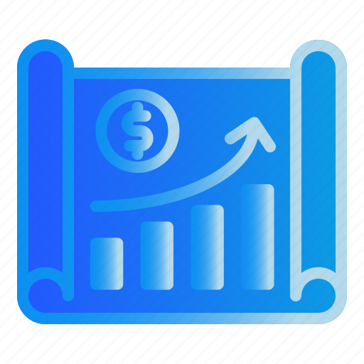 Banking, document, growth, investment, money icon - Download on Iconfinder