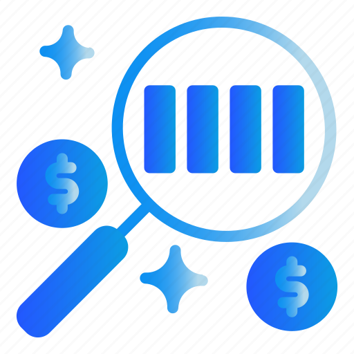 Analytic, finance, money, search icon - Download on Iconfinder