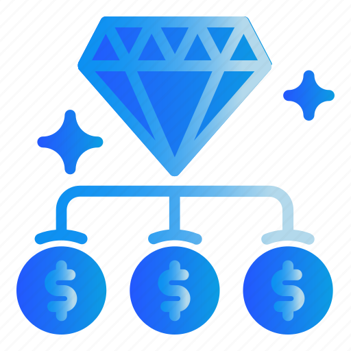 Diamond, finance, money, organization icon - Download on Iconfinder