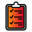 checklist, clipboard, form, note 