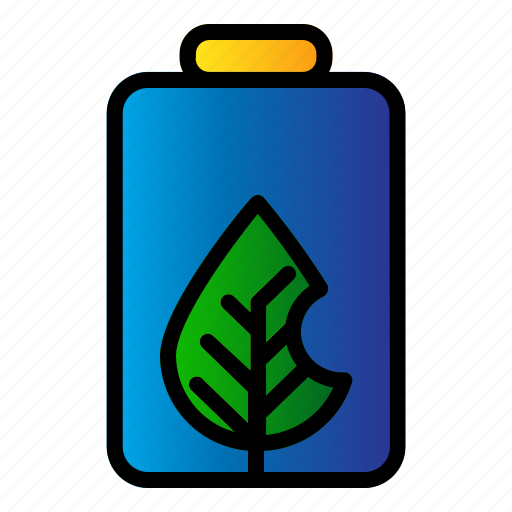 Battery, ecology, energy, leaf icon - Download on Iconfinder