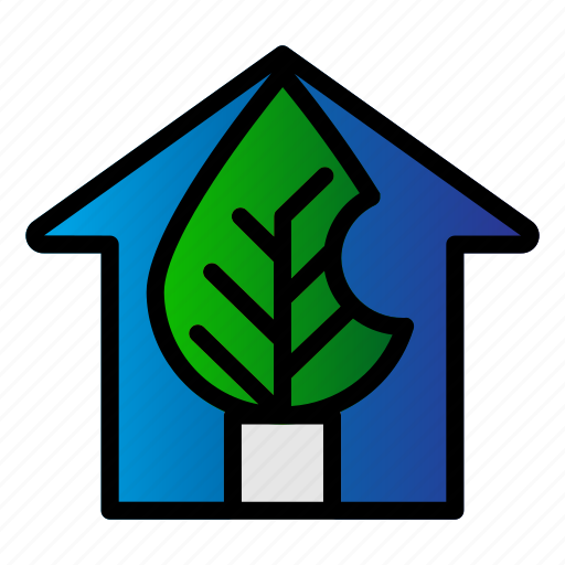 Ecology, green, house, leaf icon - Download on Iconfinder