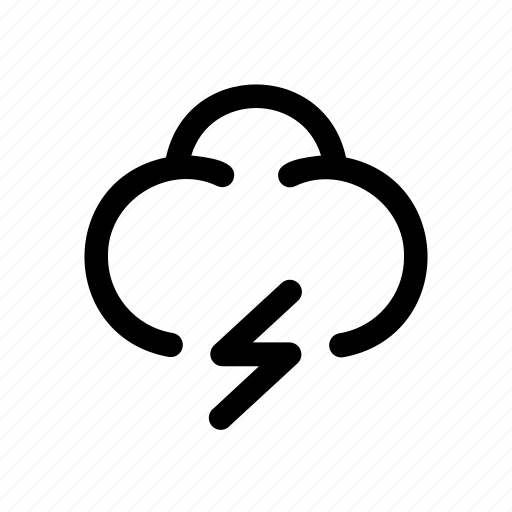 Cloud, interface, lightning, thunder, user icon - Download on Iconfinder