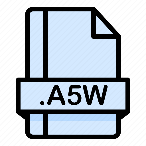 A5w, document, extension, file, format icon - Download on Iconfinder