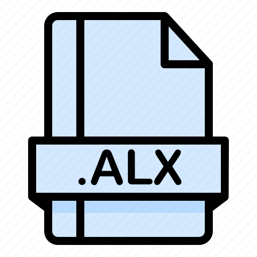 Alx, document, extension, file, format icon - Download on Iconfinder