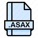 asax, document, extension, file, format
