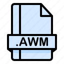 awm, document, extension, file, format