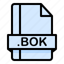 bok, document, extension, file, format