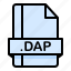 dap, document, extension, file, format 
