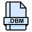 dbm, document, extension, file, format 